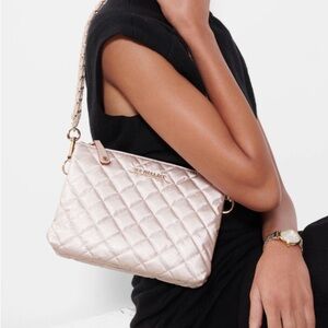 MZ Wallace Crosby Pippa pale rose gold metallic, retired color, original package